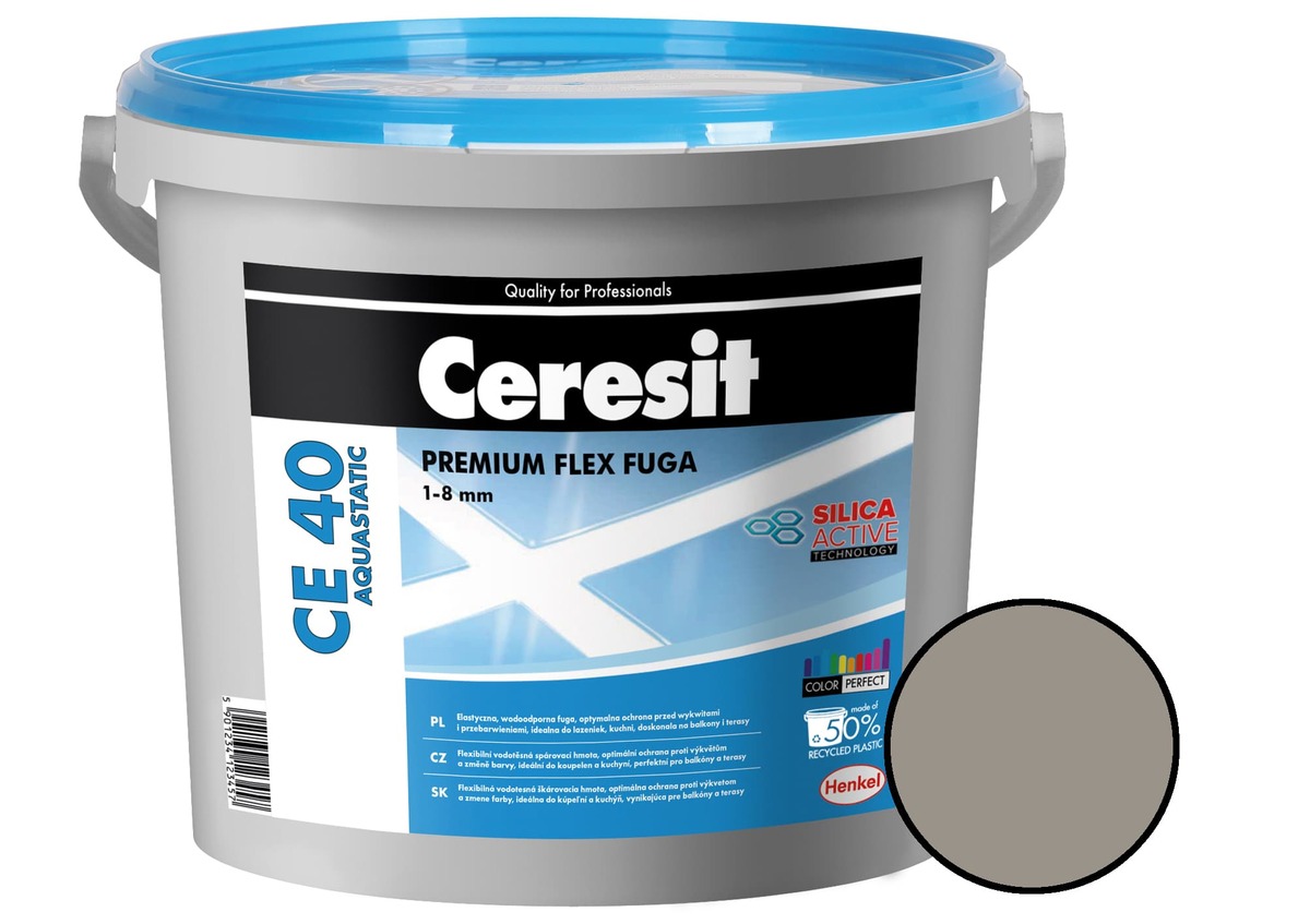 Špárovacia hmota CE40 cementgrey 5kg CERESIT